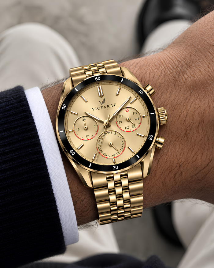 Zegarek Victarae Semper Fidelis - Men Gold