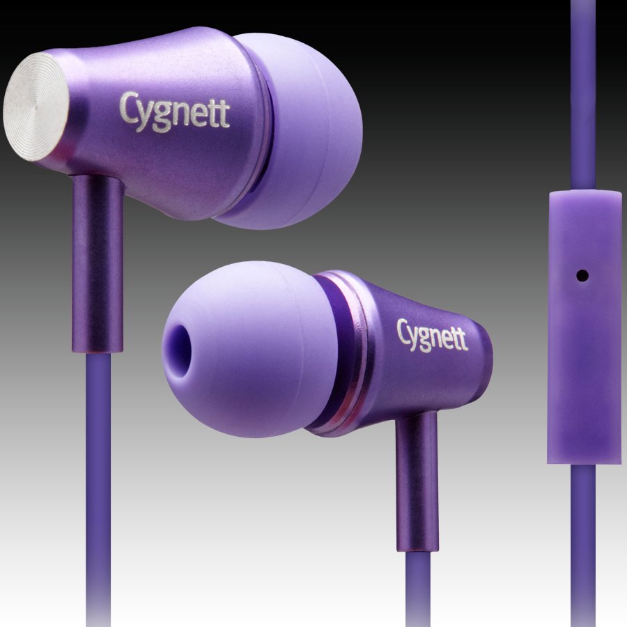 CYGNETT Słuchawki Fusion II, Fioletowe