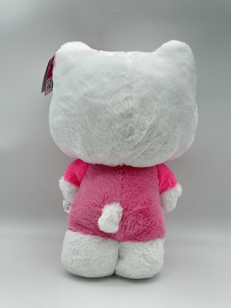 HELLO KITTY 40cm FLUFFY plusz ciemny roz-2