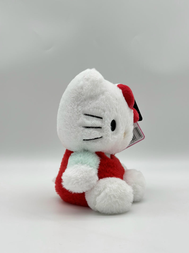 HELLO KITTY 18cm FLUFFY HELLO KITTY czerwona-3
