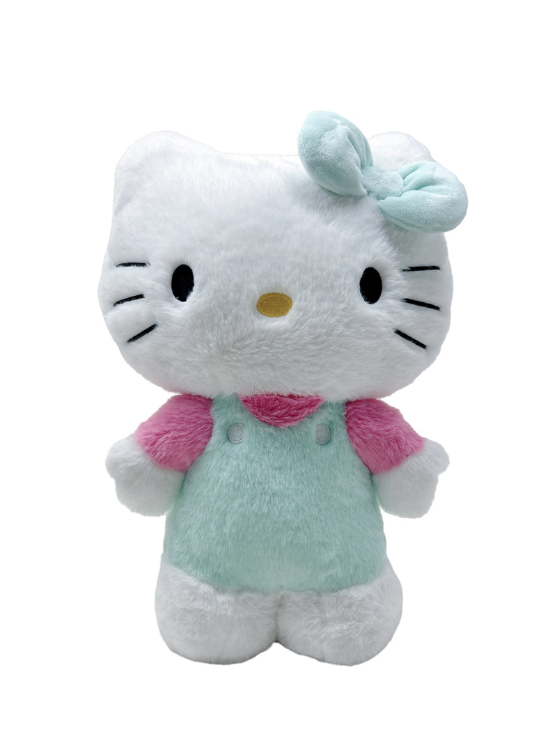 HELLO KITTY 40cm FLUFFY plusz zielona-1