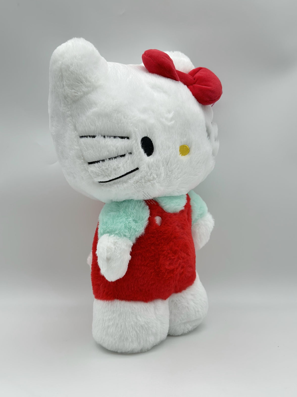 HELLO KITTY 40cm FLUFFY plusz czerwona