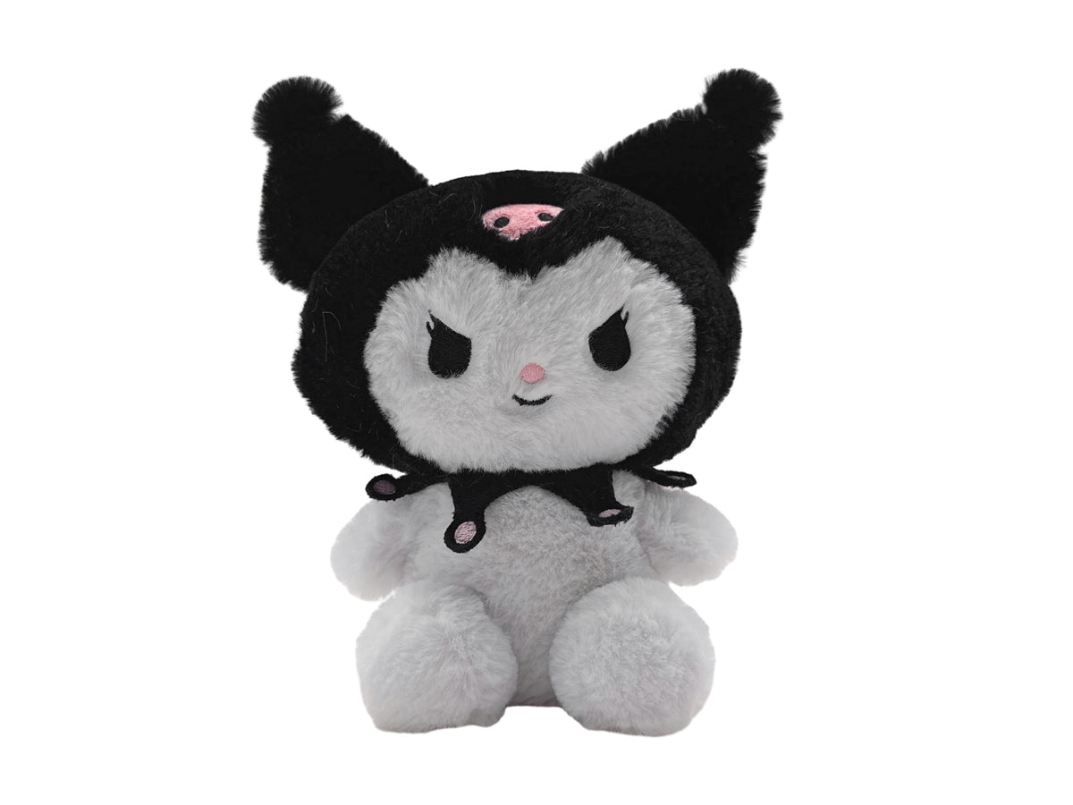 HELLO KITTY 30cm FLUFFY KUROMI CZARNA