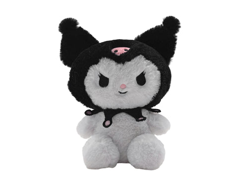 HELLO KITTY 30cm FLUFFY KUROMI CZARNA