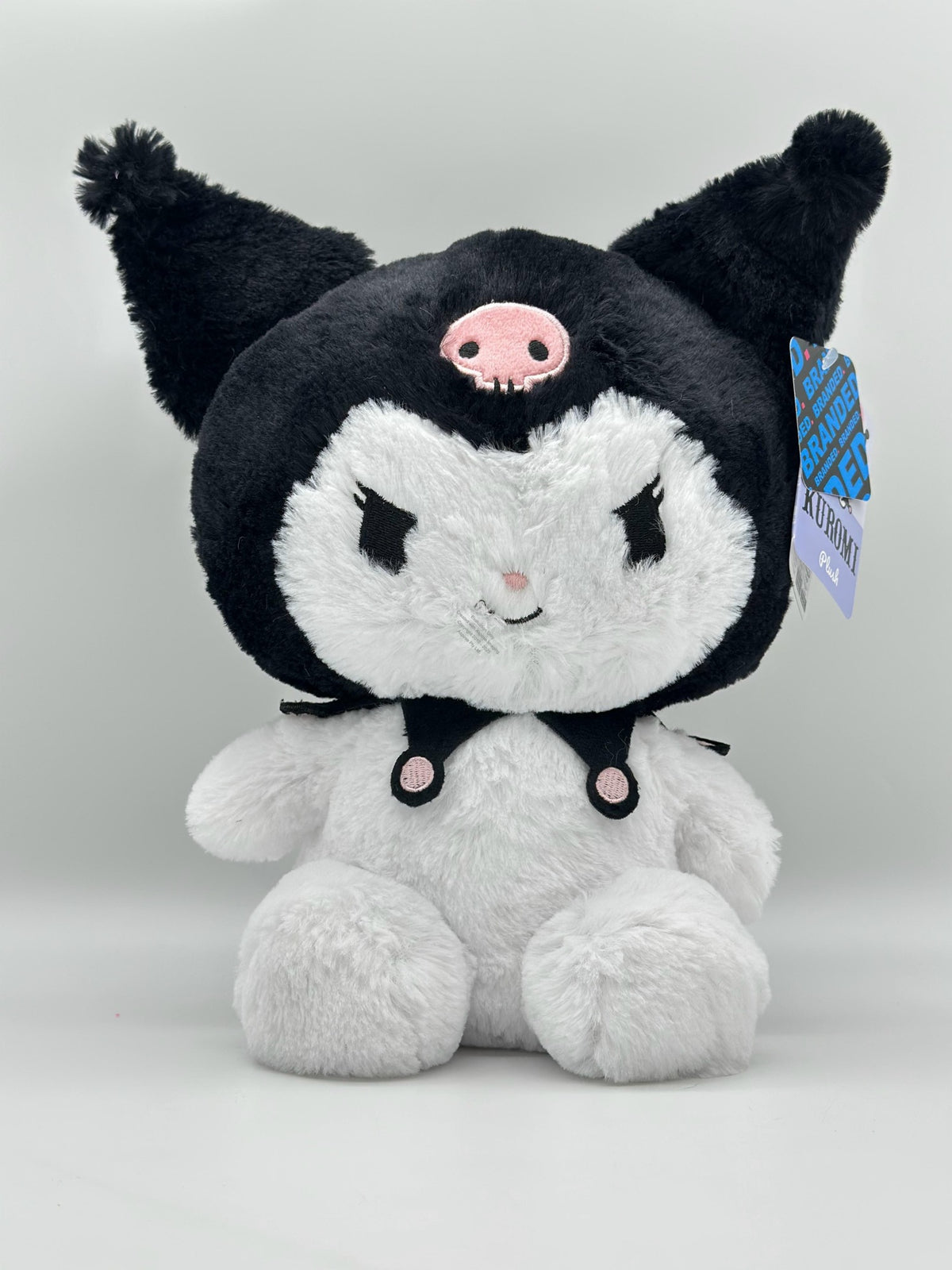 HELLO KITTY 30cm FLUFFY KUROMI CZARNA