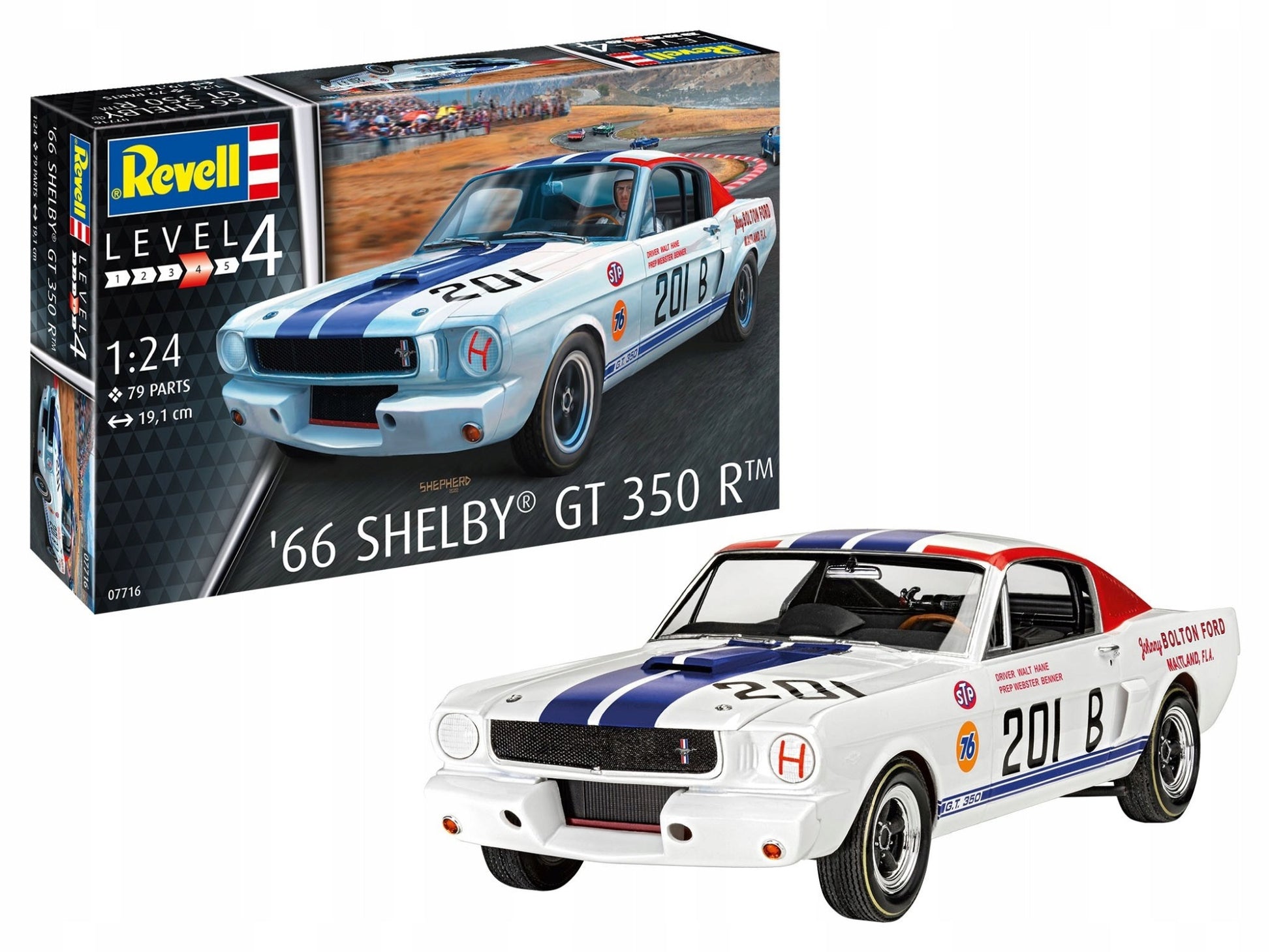 REVELL `66 Shelby GT350R model 1:24-1