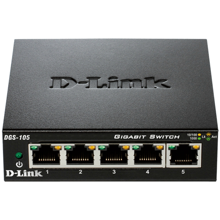D-LINK 5-Port Gigabit Unmanaged Desktop Switch