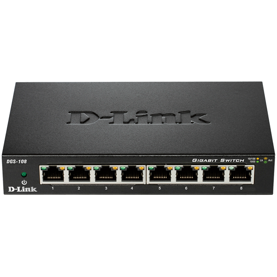 D-LINK 8-Port Gigabit Unmanaged Desktop Switch