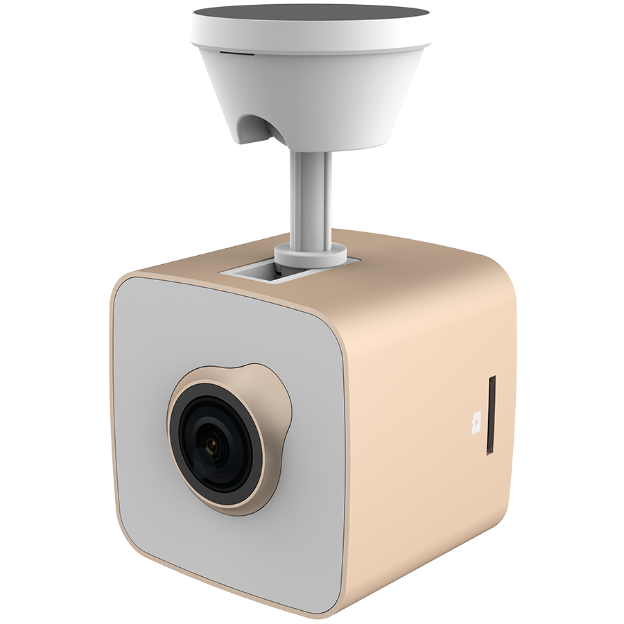 PRESTIGIO Wideorejestrator RoadRunner CUBE, FHD, WiFi, Złoto Biały