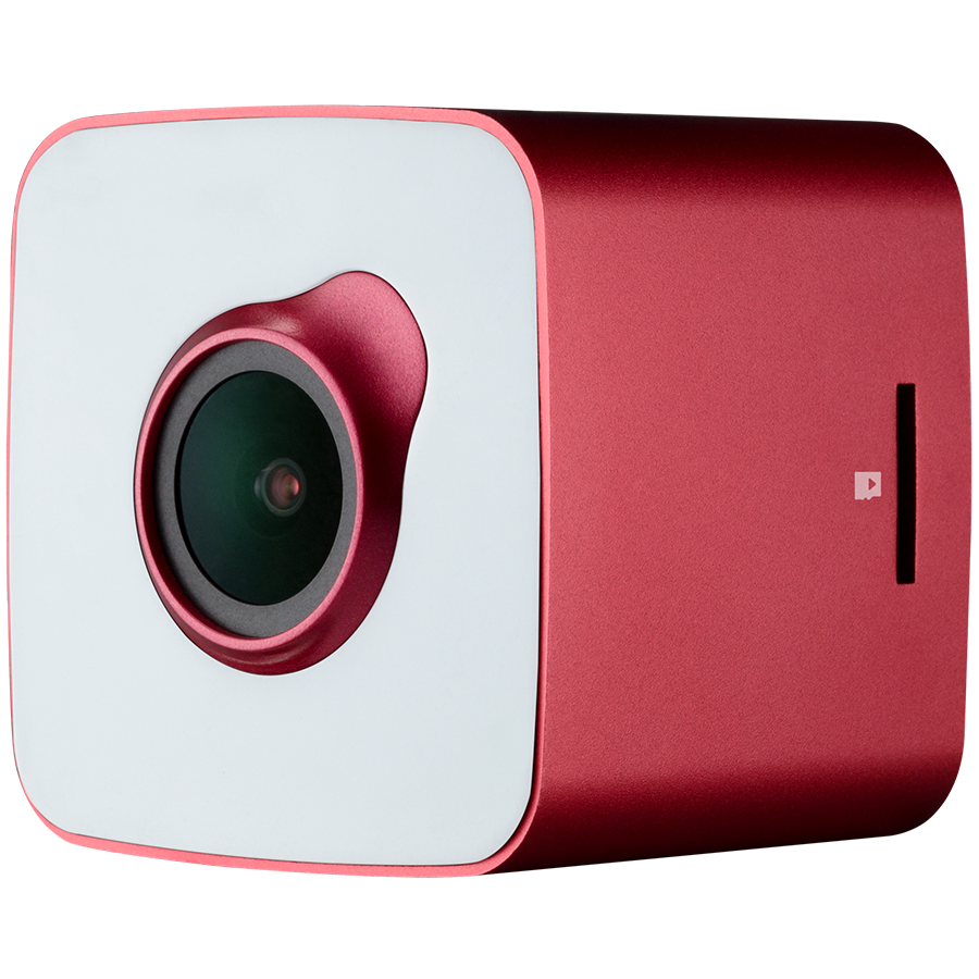PRESTIGIO Wideorejestrator RoadRunner CUBE, FHD, WiFi, Czerwono Biały-1