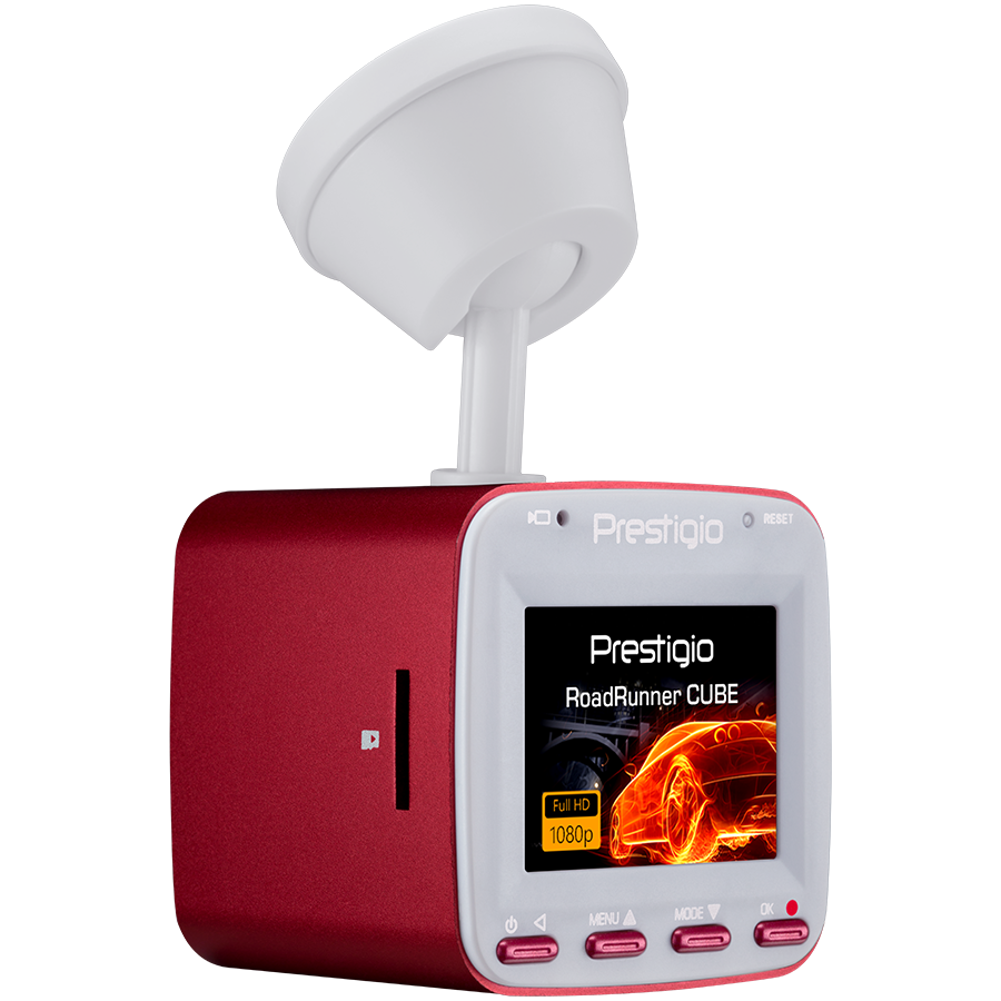 PRESTIGIO Wideorejestrator RoadRunner CUBE, FHD, WiFi, Czerwono Biały-6