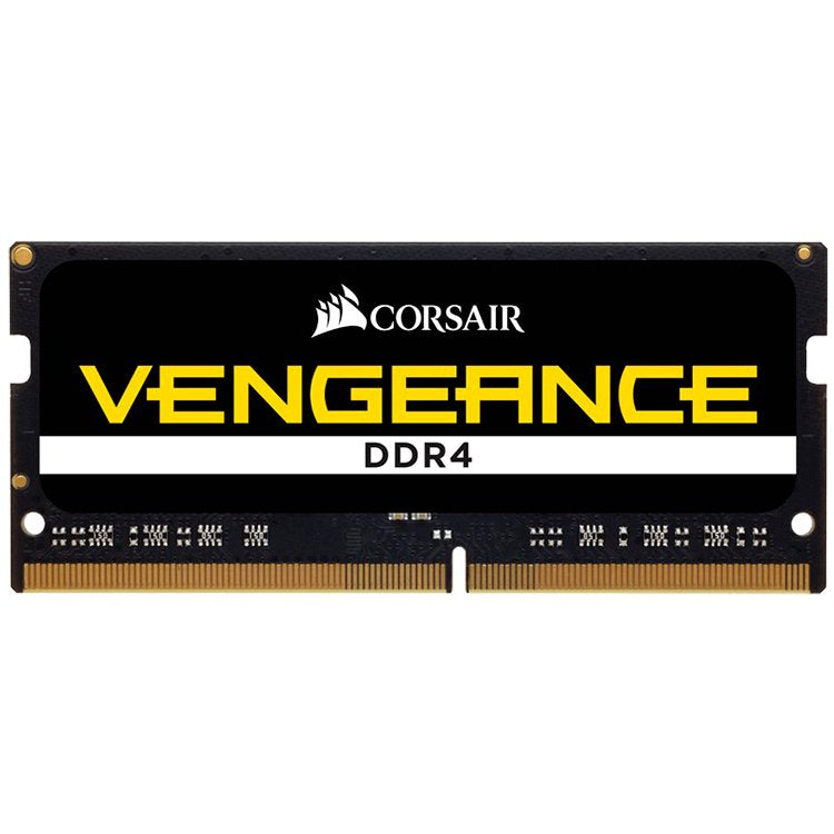 CORSAIR DDR4, 2666MHz 16GB 1x16GB SODIMM, Unbuffered, 18-19-19-39, Black