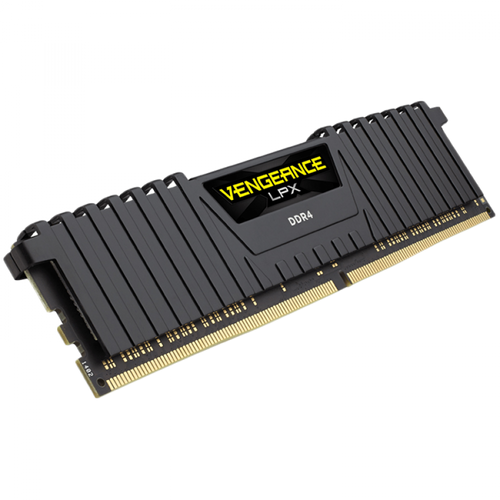 CORSAIR DDR4, 2666MHz 16GB 2x8GB Dimm, 16-18-18-35, XMP 2.0, Vengeance LPX black Heatspreader, Black PCB, 1.2V, for SKL