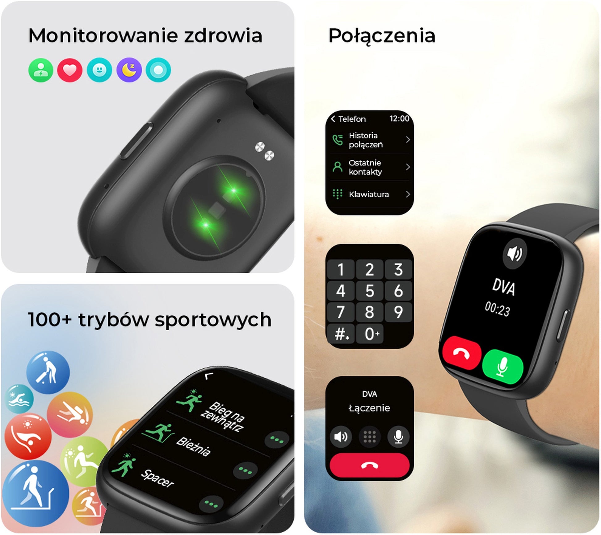 Smartwatch MAXCOM EW06 Srebrny-8