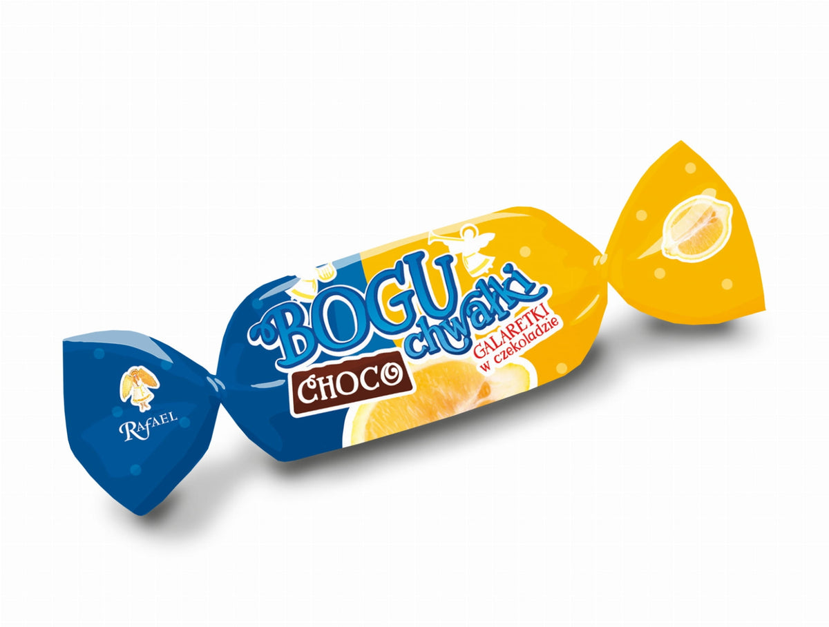 Bogu Chwałki CHOCO Galaretki owocowe w czekoladzie