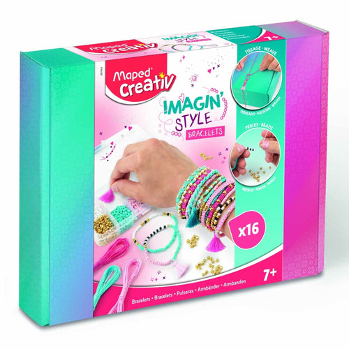 Creativ bransoletki - kompletny zestaw 16 szt