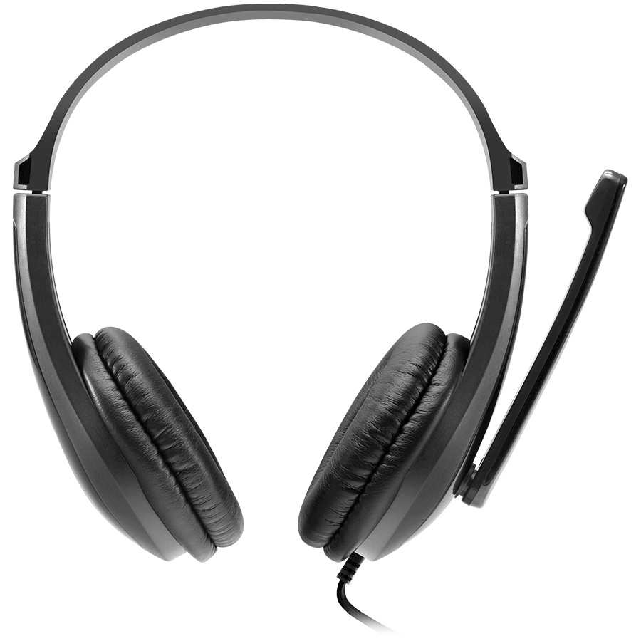 CANYON Zestaw słuchawkowy HSC-1 PC Mik 2m Czarny