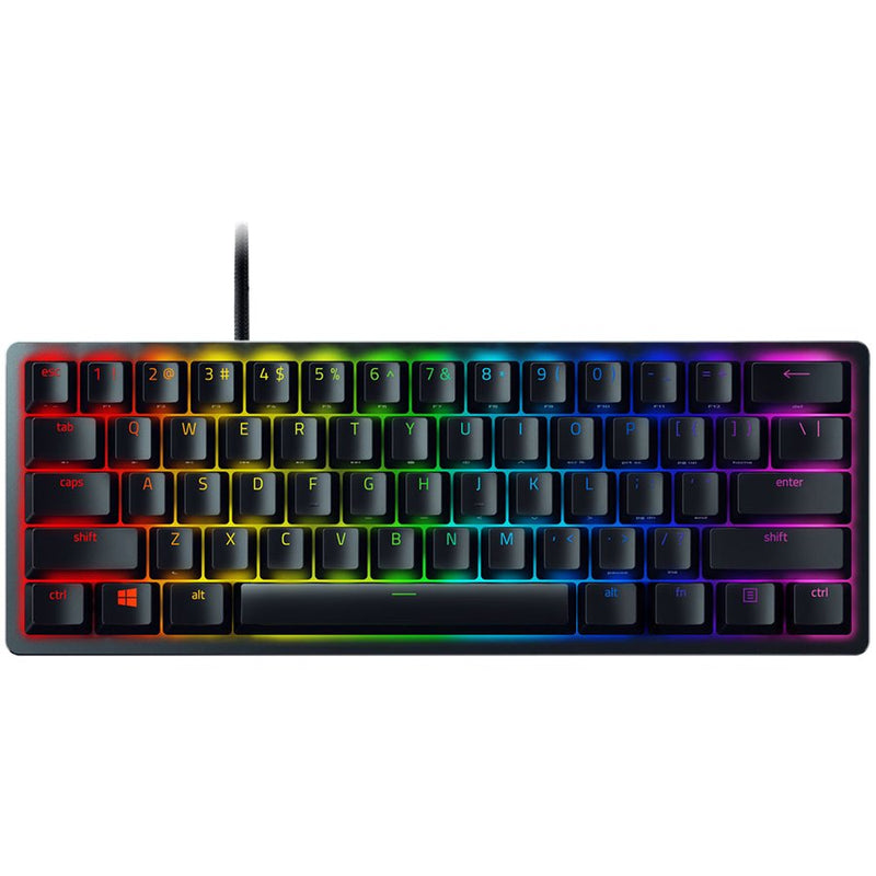 RAZER Klawiatura Gamingowa Przewodowa Huntsman Mini (Red Switch), Czarna, układ US-1