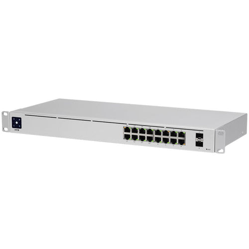 UBIQUITI UniFi Switch USW-16-PoE, 16 port Layer 2, (8) GbE PoE+, (8) GbE, 2 x 1G SFP, 42W