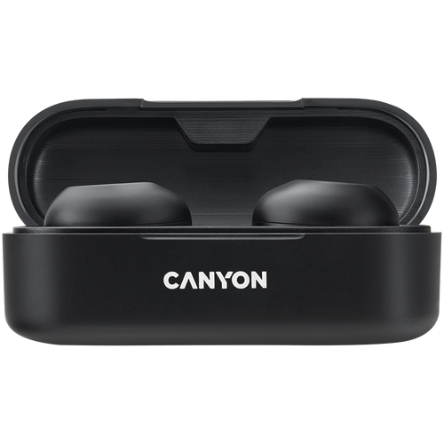 CANYON Słuchawki dokanałowe TWS-1 Czarne
