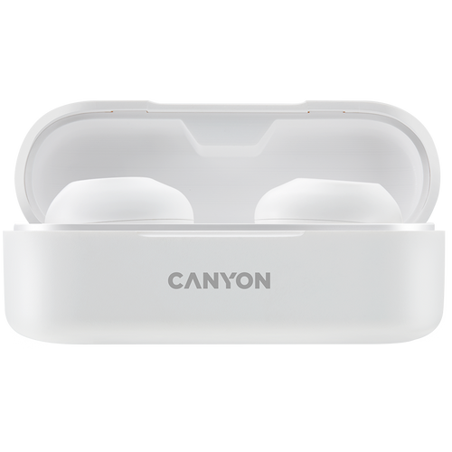 CANYON Słuchawki dokanałowe TWS-1 Białe