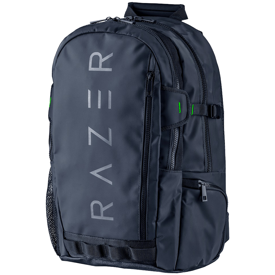 Razer Rogue 15 Backpack V3, Black, Tear- and water-resistant exterior, TPU padded scratch proof interior, Dedicated laptop compartment, Fits most laptops up to 15", 460 mm x 320 mm x 170 mm, 100% Polyester-2