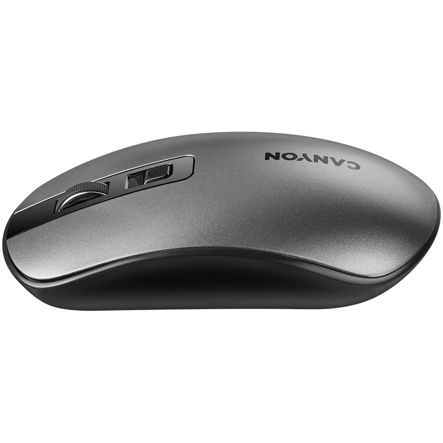 CANYON Mysz bezprzewodowa MW-18 Akumulator Ciemnoszara