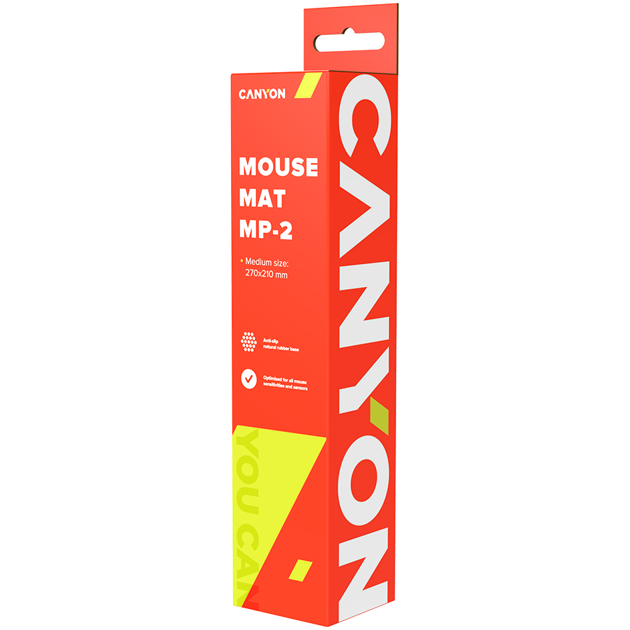 CANYON Podkładka pod mysz MP-2 270x210mm Czarna