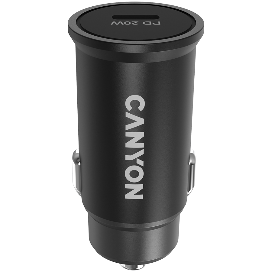 CANYON Ładowarka samochodowa C-20 PD 20W USB-C Czarna