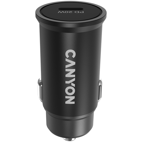 CANYON Ładowarka samochodowa C-20 PD 20W USB-C Czarna