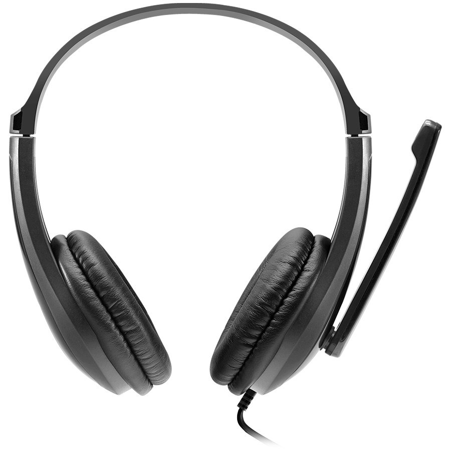 CANYON Zestaw słuchawkowy СHSC-1 PC Mik 2m Czarny