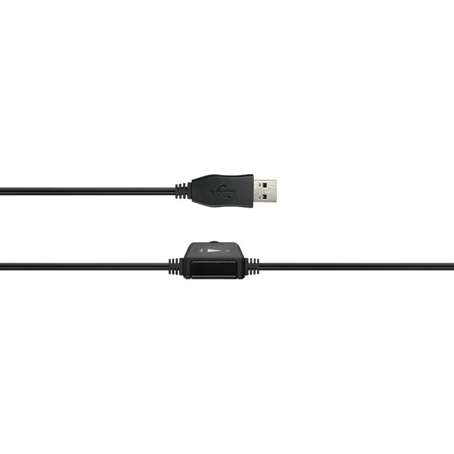 CANYON Zestaw słuchawkowy СHSC-1 PC Mik 2m Czarny