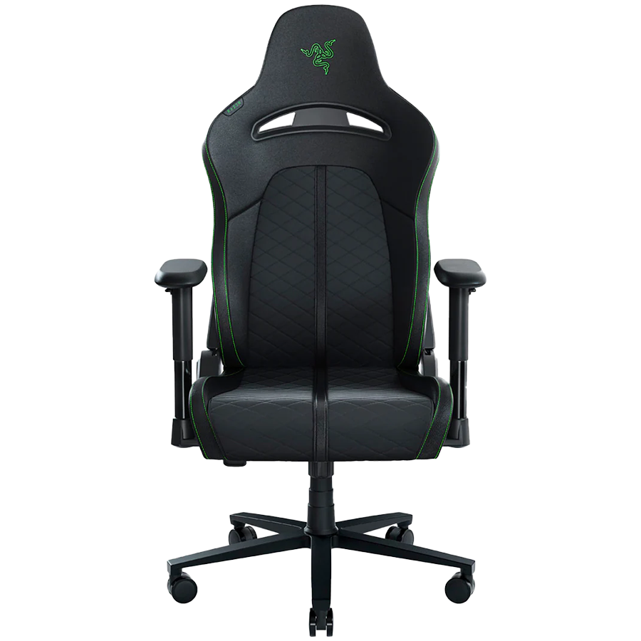 Razer Enki X, Gaming Chair, Dual-Textured Synthetic Leather, 2D Armrests, Class 4 Gas Lift, Optimized Cushion Density, Built-in Lumbar Arch, Adjustable 152° Recline, Recommended Weight < 130 kg-1