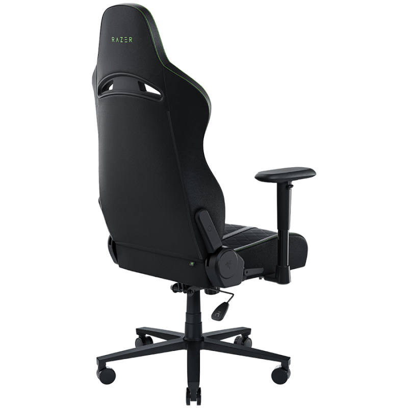 Razer Enki X, Gaming Chair, Dual-Textured Synthetic Leather, 2D Armrests, Class 4 Gas Lift, Optimized Cushion Density, Built-in Lumbar Arch, Adjustable 152° Recline, Recommended Weight < 130 kg-2