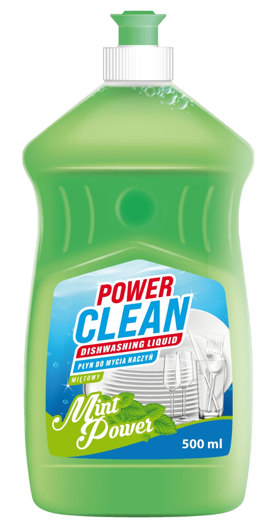 Power Clean płyn do mycia naczyń mięta 500 ml