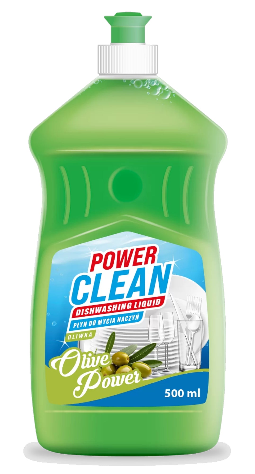 Power Clean Płyn do naczyń Oliwka 500 ml-1