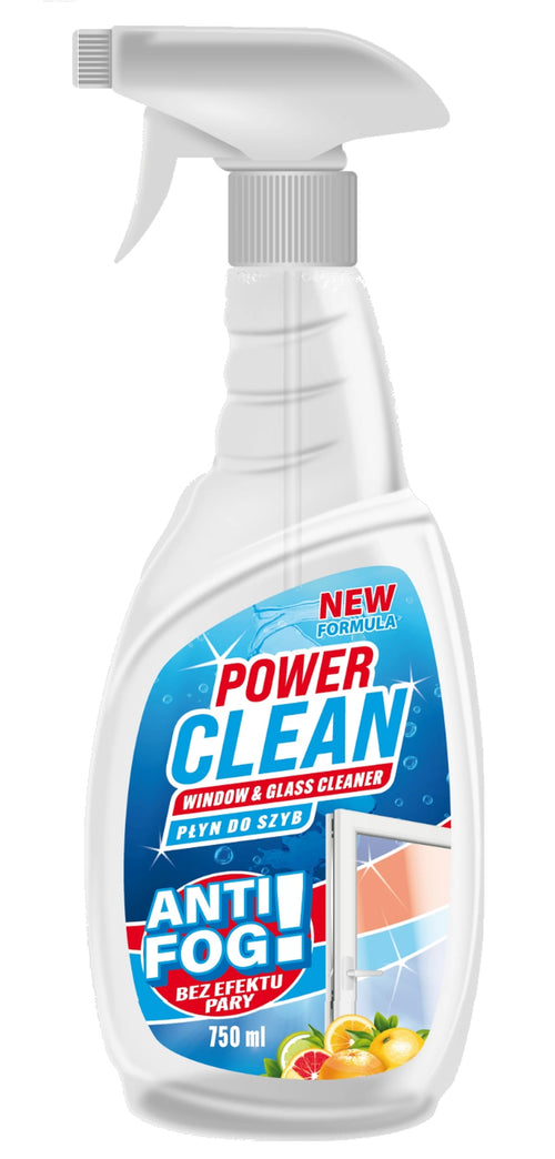 Power Clean płyn do szyb anti-fog 750ml