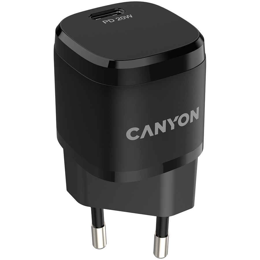 CANYON Ładowarka H-20-05 PD 20W USB-C Czarna