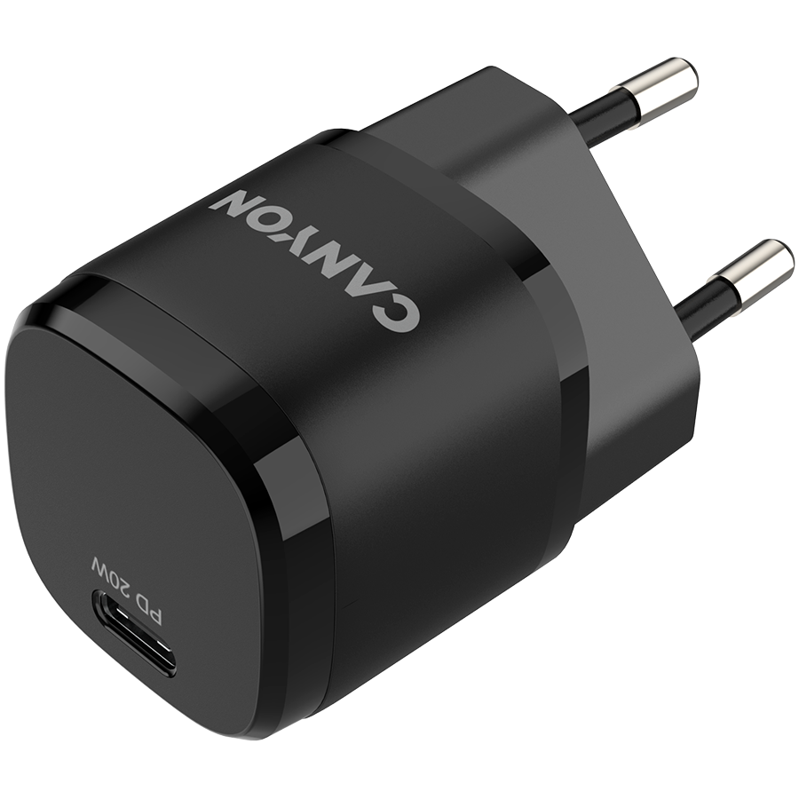 CANYON Ładowarka H-20-05 PD 20W USB-C Czarna