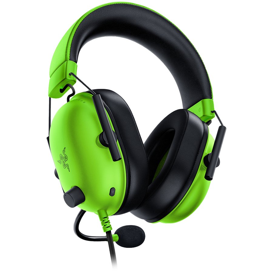 RAZER Słuchawki Gamingowe BlackShark V2 X, Green-3