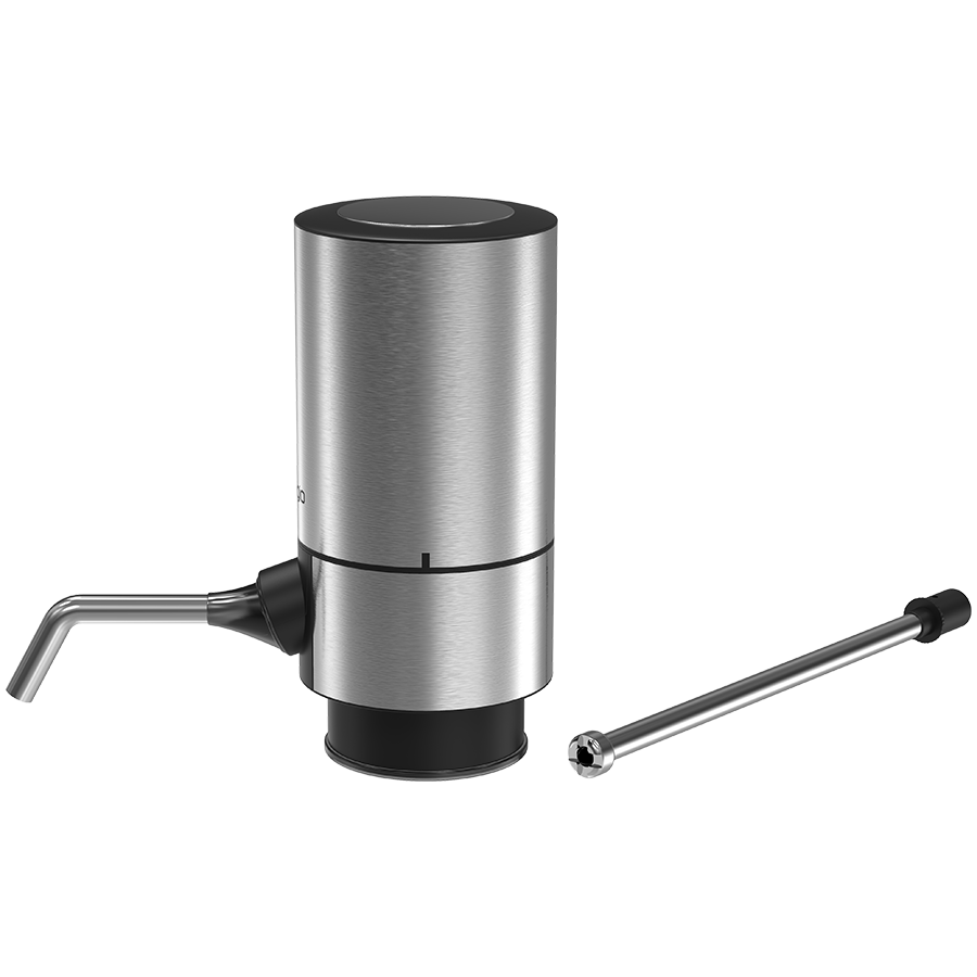 PRESTIGIO Aerator do wina, zestaw, Srebrny