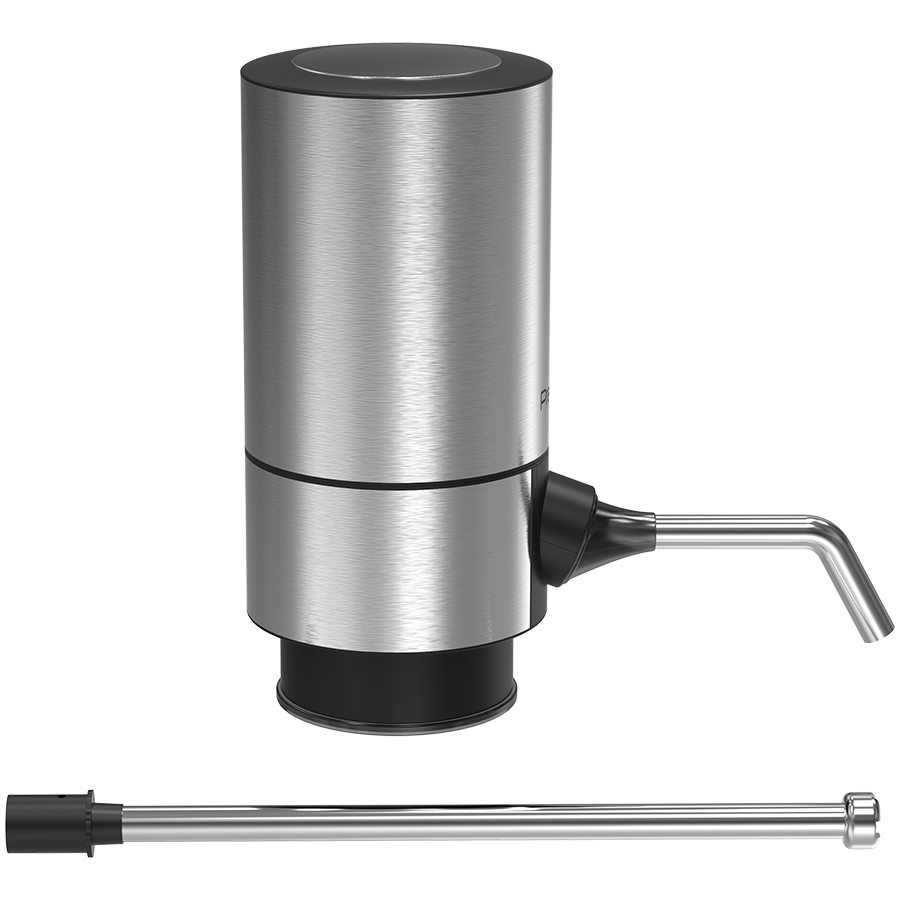 PRESTIGIO Aerator do wina, zestaw, Srebrny
