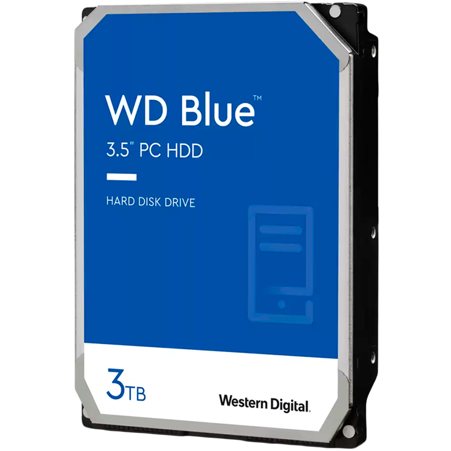 HDD Desktop WD Blue (3.5'', 3TB, 256MB, 5400 RPM, SATA 6 Gb/s)