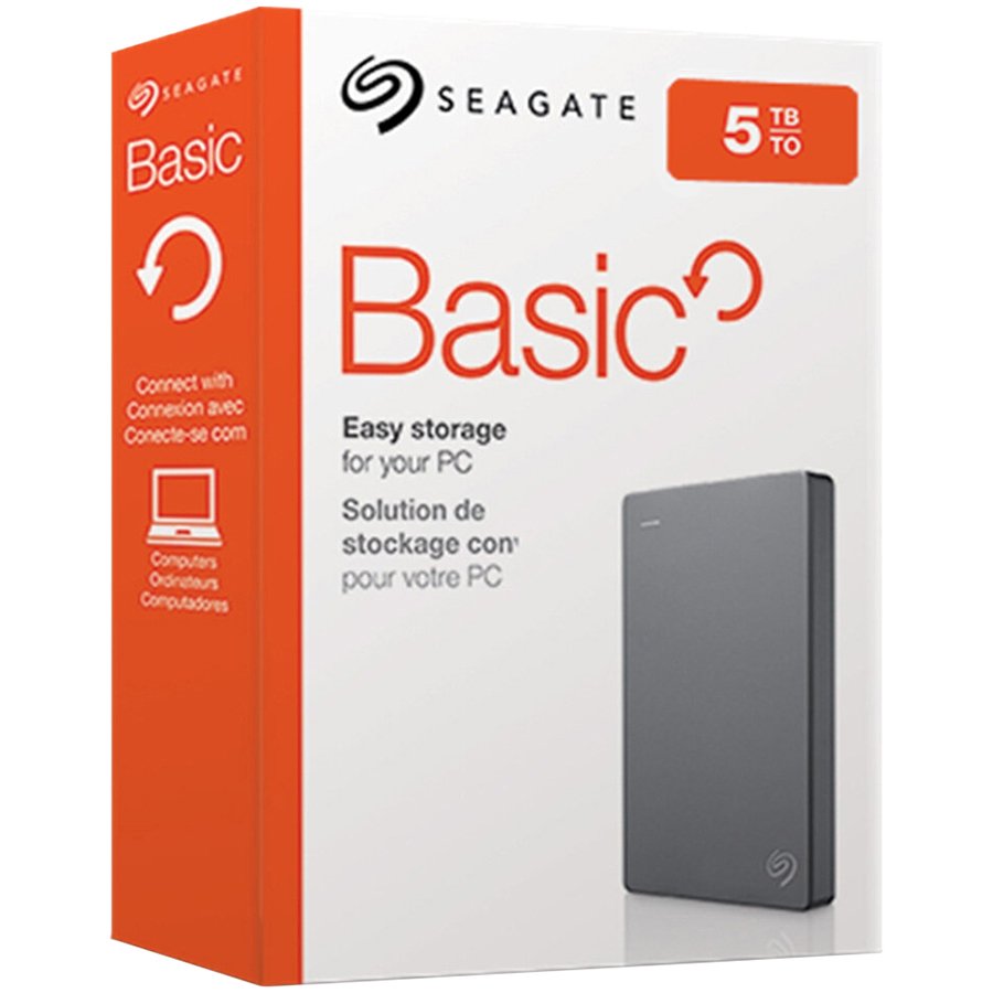 SEAGATE Dysk zewnętrzny Basic (2.5", 5TB, USB 3.0)-1