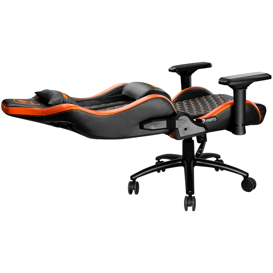COUGAR Fotel Gamingowy Outrider S, Czarno Pomarańczowy