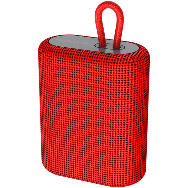 CANYON Głośnik Bluetooth BSP-4 5W Radio FM Czerwony