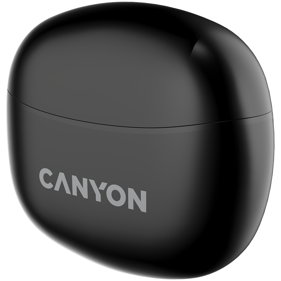 CANYON Słuchawki dokanałowe TWS-5 Etui Czarne