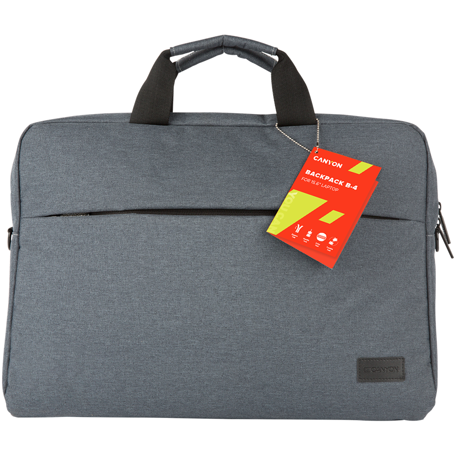 CANYON Torba na laptopa B-4 Biznesowa 15.6'' Szara