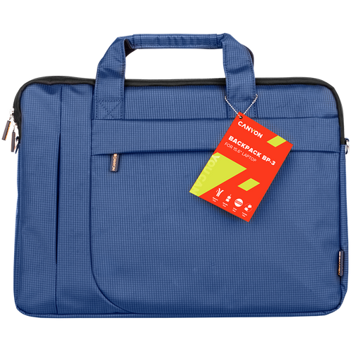 CANYON Torba na laptopa B-3 Biznesowa 15.6'' Niebieska