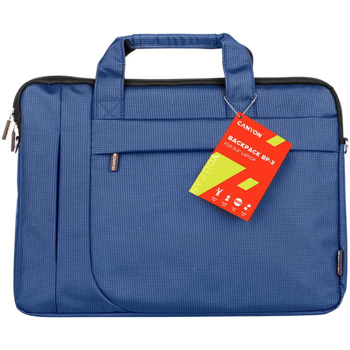 CANYON Torba na laptopa B-3 Biznesowa 15.6'' Niebieska